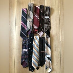 Assorted vintage Men's Ties Collection 10 ties